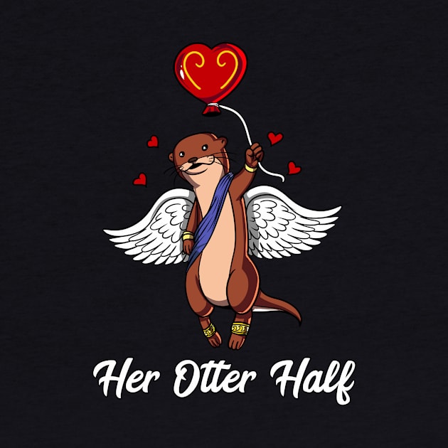 Her Otter Half Matching Valentines Day Boyfriend by underheaven